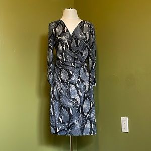 Snakeskin dress CACHE